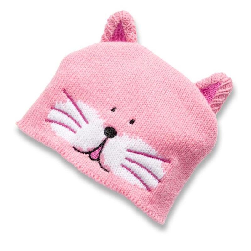 Bonnet chat pour poupée