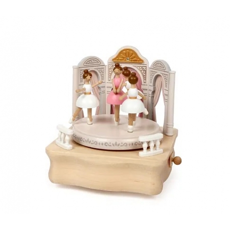 Boîte à musique en bois -  Ballet