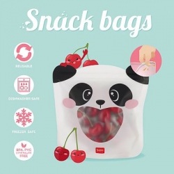 Set de 3 pochettes à goûter panda
