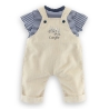 Vêtement t-shirt + salopette  bébé 36cm