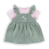 Vêtement robe volants + T shirt bébé 30 cm