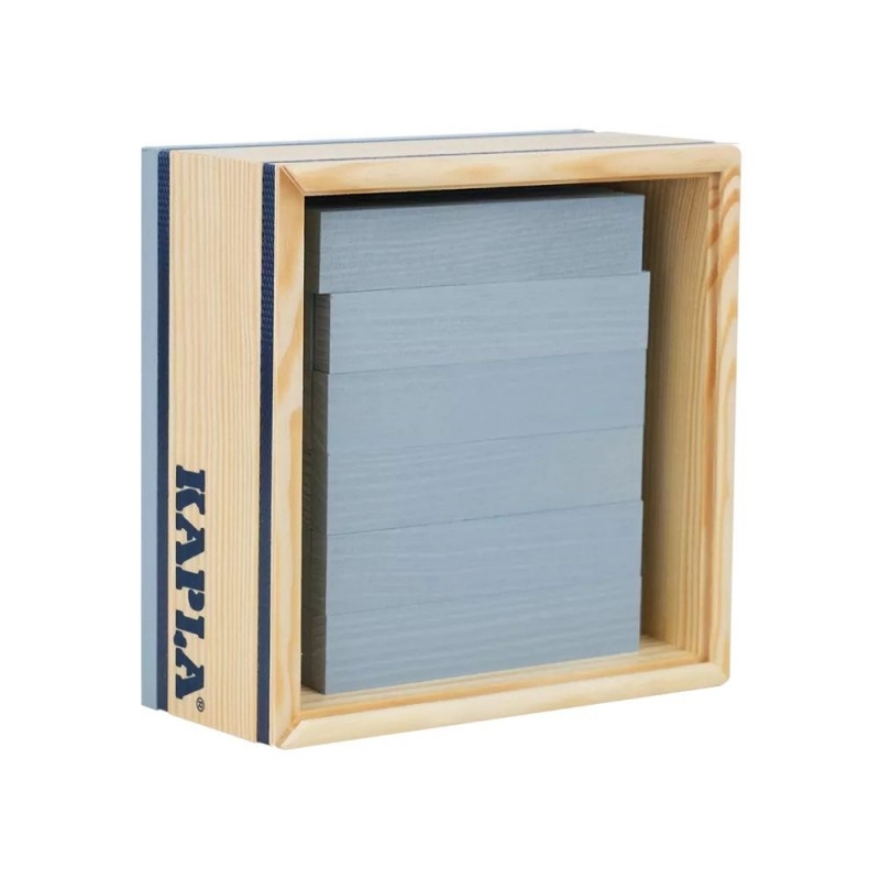 Kapla - Coffret en bois 40 pièces gris
