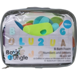 Lettres et chiffres en mousse pour le bain
