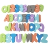 Lettres et chiffres en mousse pour le bain