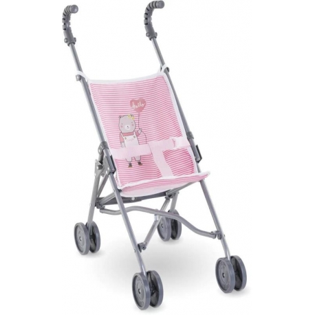 Poussette canne rose Corolle