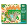 Coloriage sur bois - Dino world
