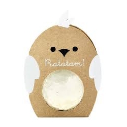Ratatam - Balle magique oiseau blanc 4 cm