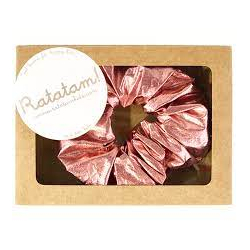 Ratatam - Chouchou métallisé rose