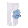 Chaussettes et collant blanc/bleu