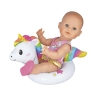Set 3 pièces de bain pour poupée Licorne 28-35cm