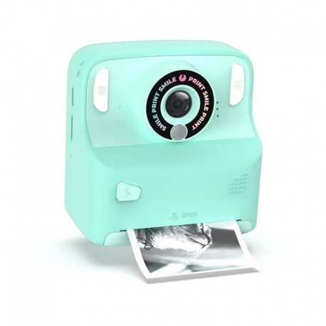 Pixiprint turquoise - Appareil photo à impression instantanée