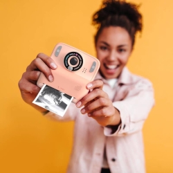 Pixiprint rose - Appareil photo à impression instantanée