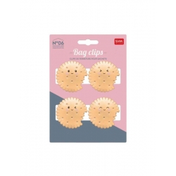 Set de 4 clips de fermeture pour sachets