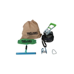 Trelines - Kit de tyrolienne avec freins 11m