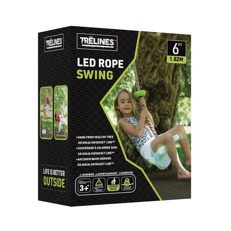Trelines - Balençoireà corde d'escalade LED 1.8m