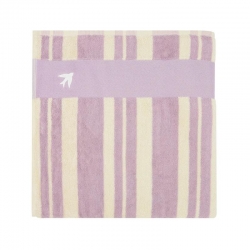 Serviette de bain rayée Papillons 70x140cm - Parme