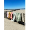 Serviette de bain rayée Papillons 70x140cm - Parme