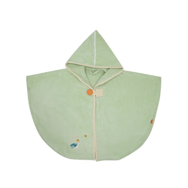 Cape de bain velours - Tortue menthalo