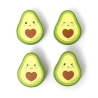 Set de 4 clips de fermeture pour sachets - Avocats