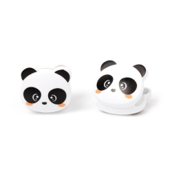 Set de 6 clips de fermeture pour sachets - Pandas
