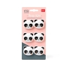 Set de 6 clips de fermeture pour sachets - Pandas