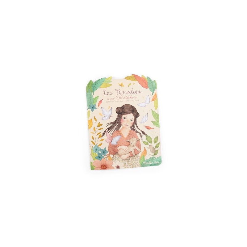Les Rosalies - Cahier de coloriage aux 230 stickers