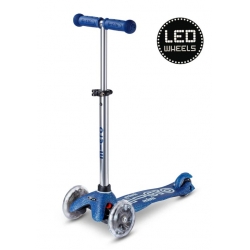Trottinette Micro mini glitter led - Bleue