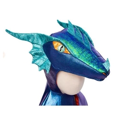 Déguisement - Cape de dragon métallic 3/4 ans