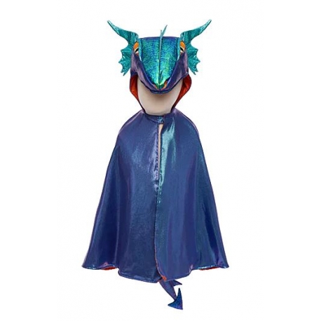 Déguisement - Cape de dragon métallic 5/6 ans