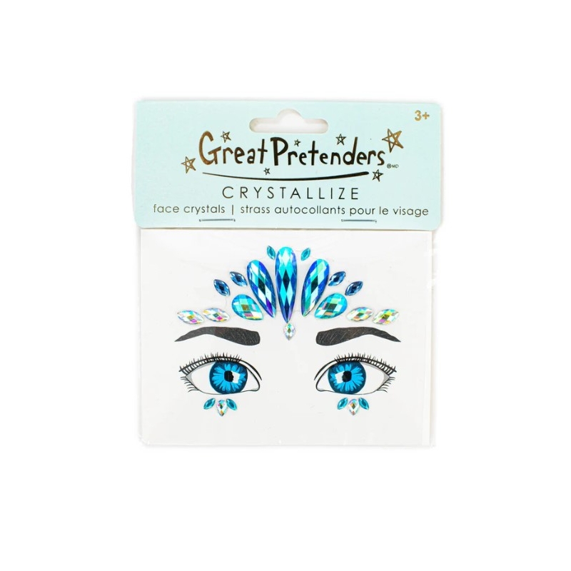 Strass autocollants pour le visage - Sirène
