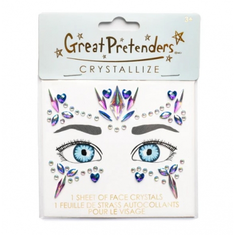 Strass autocollants pour le visage - Princesse des Glaces