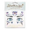 Strass autocollants pour le visage - Princesse des Glaces