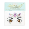 Strass autocollants pour le visage - Licorne rose