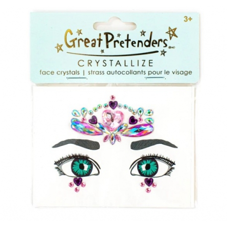 Strass autocollants pour le visage - Coeur