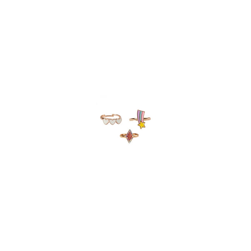 Set de bagues fantaisies - Coeurs