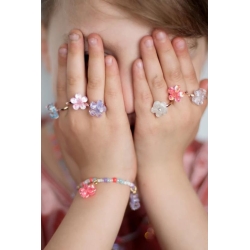 Set de bagues fantaisies - Fleurs
