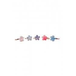 Set de bagues fantaisies - Fleurs