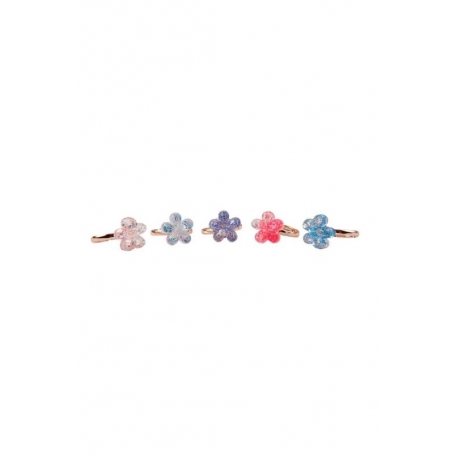 Set de bagues fantaisies - Fleurs
