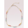 Collier arc-en-ciel doré