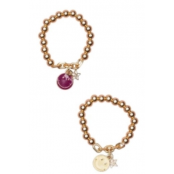 Bracelet de perles smiley