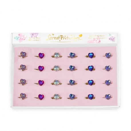 Bague toupie Coeur diamant