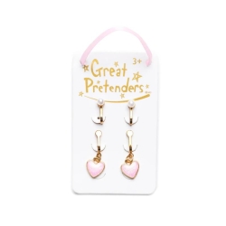 Set de bagues et boucles d'oreilles Fleurs