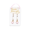 Set de bagues et boucles d'oreilles Fleurs