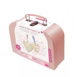 Kit de couture, coeurs