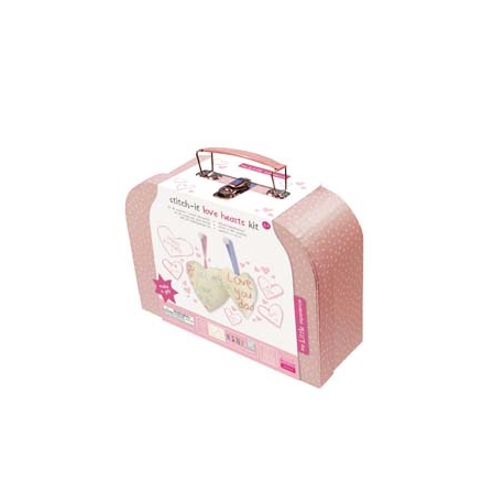 Kit de couture, coeurs
