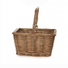 Panier de courses en osier rectangulaire