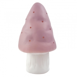 Petite lampe champignon lila