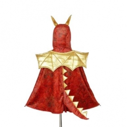 Déguisement - Cape de dragon rouge 4/7 ans