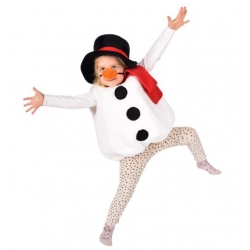 Déguisement -  Bonhomme de neige 2/4 ans