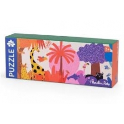 Puzzle 24 pièces - La jungle Arc-en-ciel